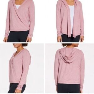Calia by Carrie Underwood Effortless Wrap Hooded Cardigan, size XS